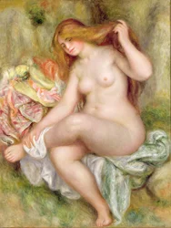 Sittande badande, 1903-06